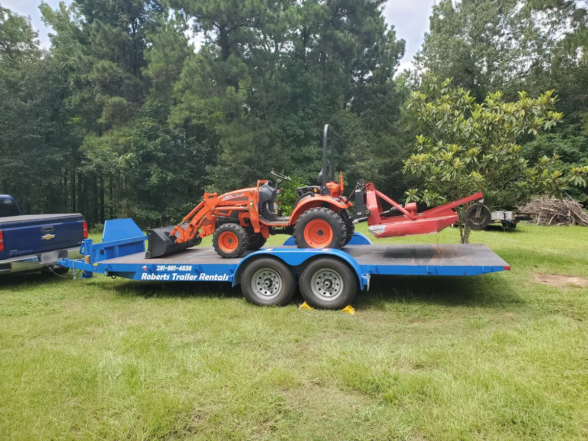 20ft Tilt Deck Car Hauler/Equipment Trailer ('Blue') - Image 1
